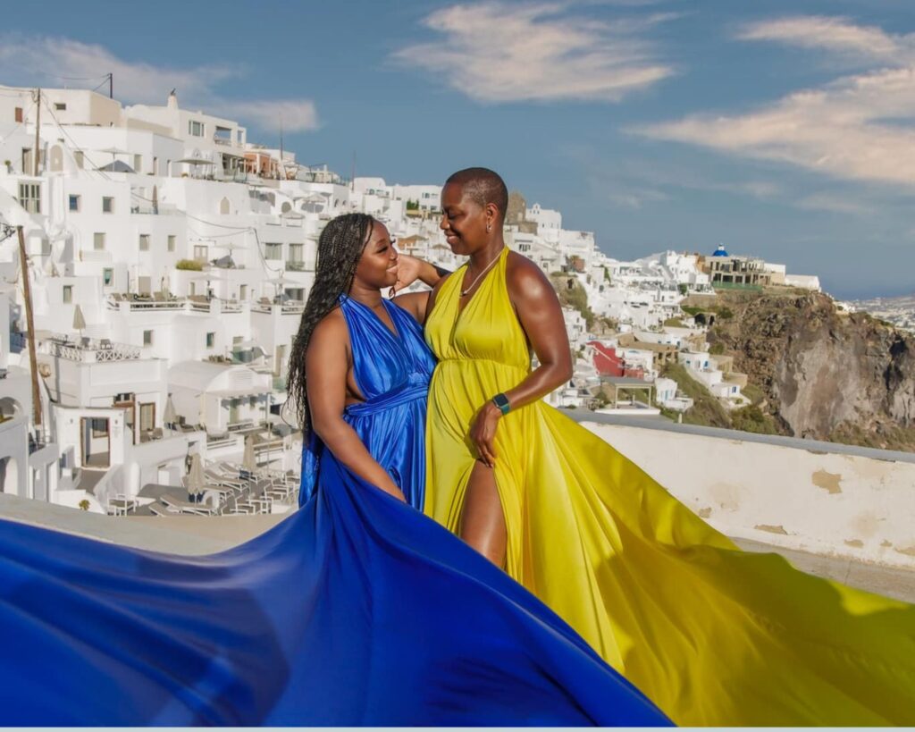 Flying Dress Photoshoot Santorini, Mykonos & Athens: Why Santorini Creates the Most Dramatic Images