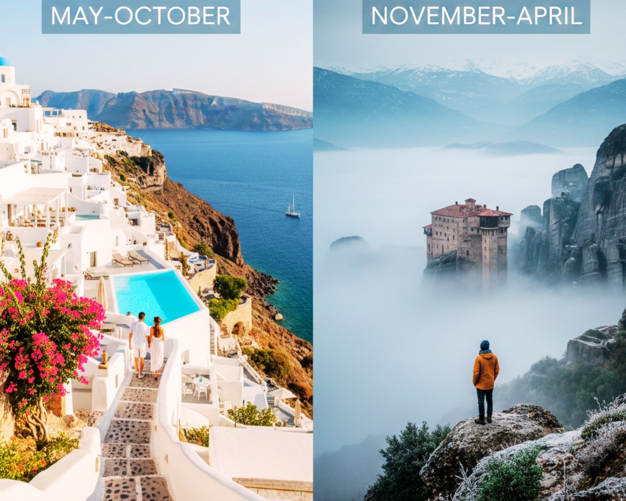Greece Seasonality Guide: Best Times for Islands & Mainland