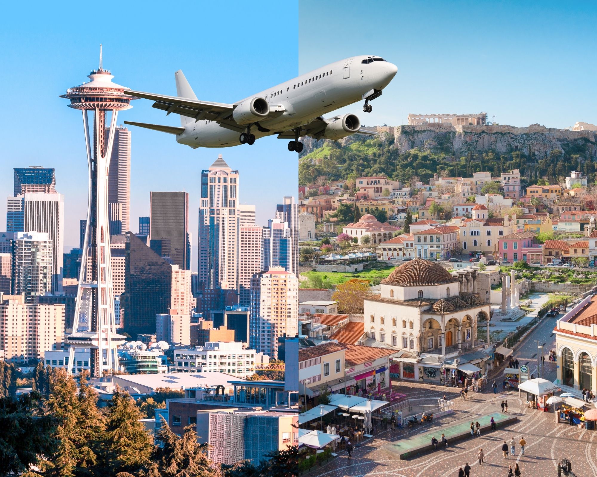 Athens to Seattle Flights: New Route From Greece to the USA