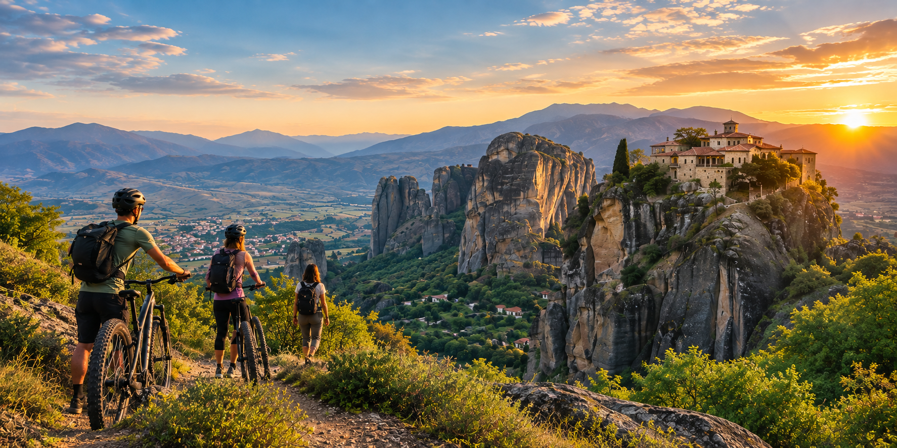 Meteora, tours in Meteora, Meteora tours, Meteora experiences, things to do in Meteora, Meteora monasteries, Meteora hiking, Meteora e-MTB, Meteora electric buggy tour, Meteora truffle hunting, truffle hunting Greece, Meteora caves, Ypapanti Monastery, Kastraki, Vlachava, Meteora outdoor activities, Meteora food experiences, Museum of Natural History of Meteora, Greece travel, Thessaly travel